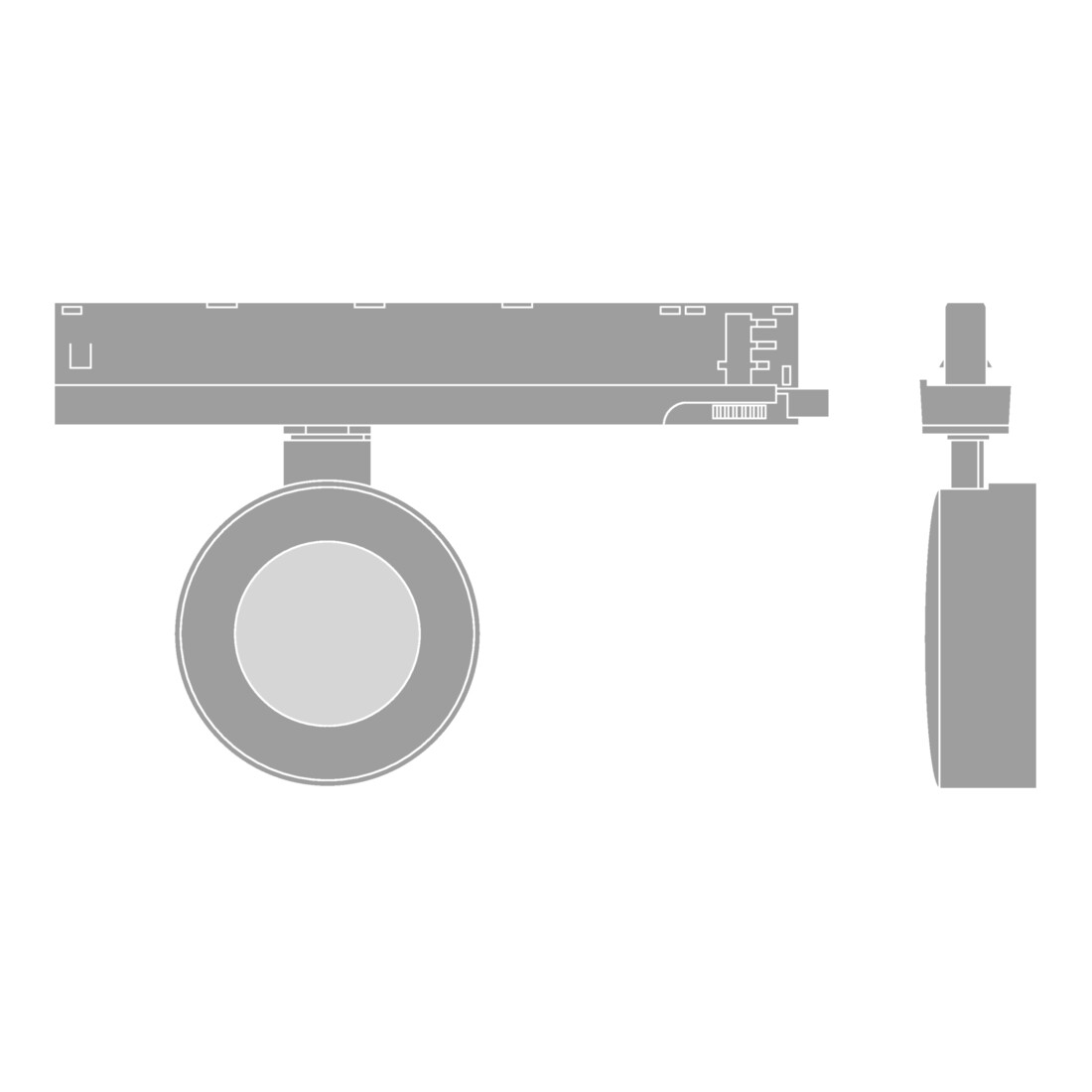 LEDVANCE Projecteur sur rail LED 3000K TRSPCOMD10028930FG/C