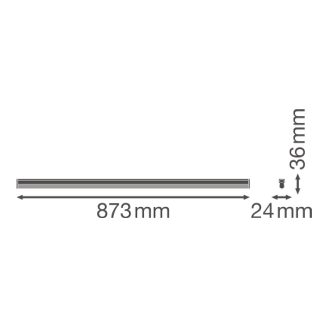 LEDVANCE Rampe lumineuse LED 3000K LNCOMPHO90015W3000K