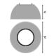 LEDVANCE Reflektor HBDALREFLECTOR155W80-4