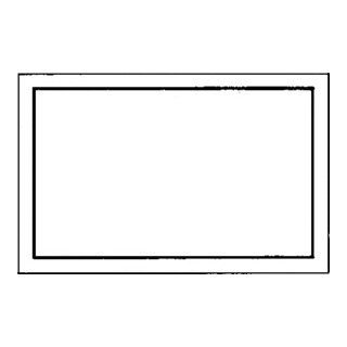 Leerschild blanc-noir