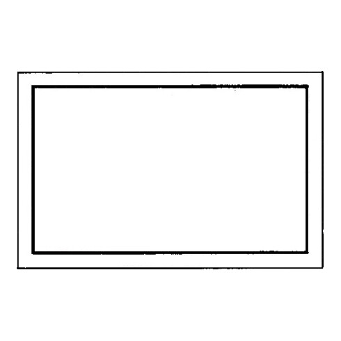 Leerschild blanc-noir