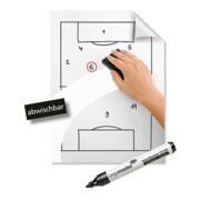 Legamaster Flipchartfolie Magic 7-159100-A4 blanko 25 St./Pack.-4