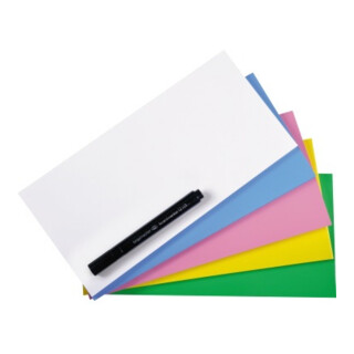 Legamaster Flipchartnotizen Magic 7-159499 10x20cm sort 500 St./Pack.
