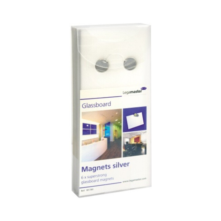 Legamaster Magnet 7-181700 für Glasboard 12mm si 6 St./Pack.