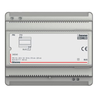 Legrand Alimentation de remplacement 346040 pour ensembles audio 600mA 6TE DIN