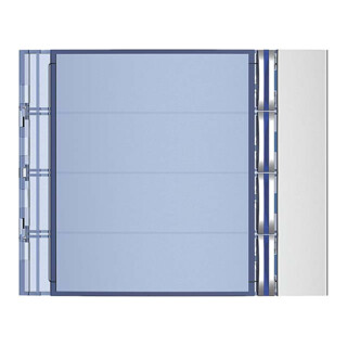 Legrand (SEKO) Frontblende Ruftastmodul 4 Ruftasten,Allmetal 352041