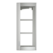 Legrand (SEKO) Rahmen u. Modulträger Allmetal, 3 Module 350231-3