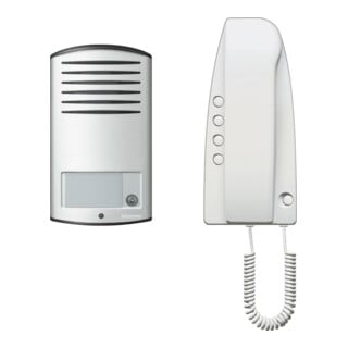 Legrand Set audio analogique pour maison individuelle 363211 alu