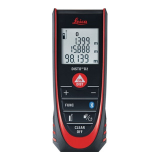 Leica Laserentfernungsmesser DISTO D2 Genauigkeit 1,5 mm Laserklasse 2 mit Batterien