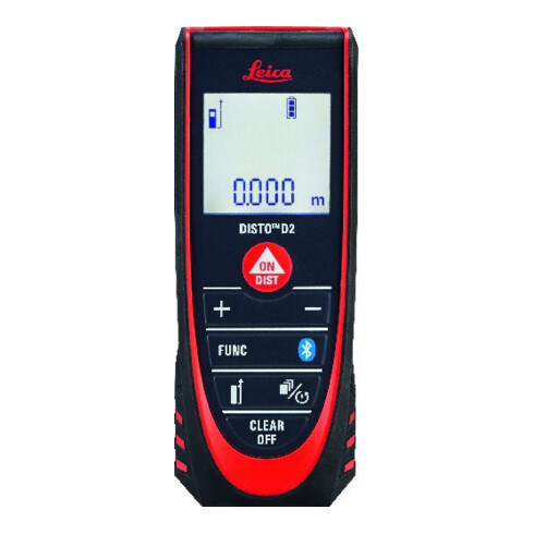 Leica Laserentfernungsmesser DISTO D2 Genauigkeit 1,5 mm Laserklasse 2 mit Batterien