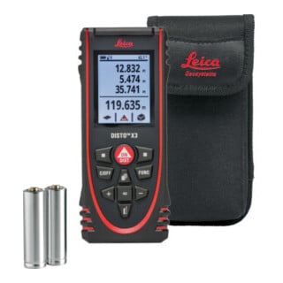 Leica Laserentfernungsmesser DISTO X3 0,05-150m ± 1 mm IP 65