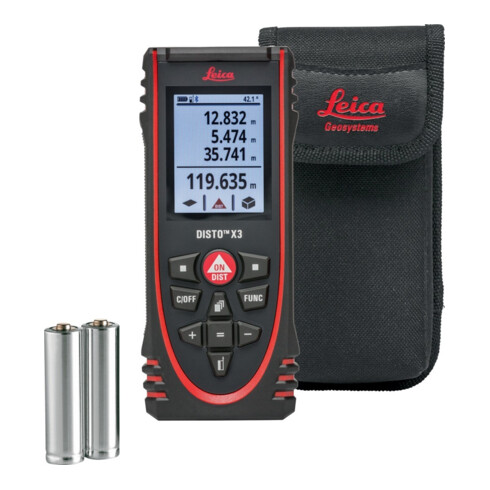 Leica Laserentfernungsmesser DISTO X3 0,05-150m ± 1 mm IP 65