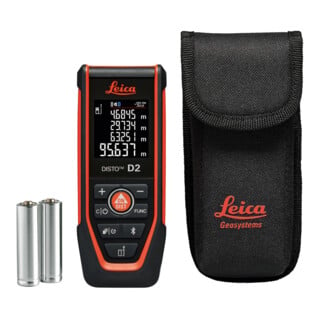 Leica Mètre laser à main DISTO D2-2 120m IP54 Bluetooth