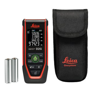 Leica Télémètre laser à main DISTO D2G-2 vert 120 m IP54 Bluetooth