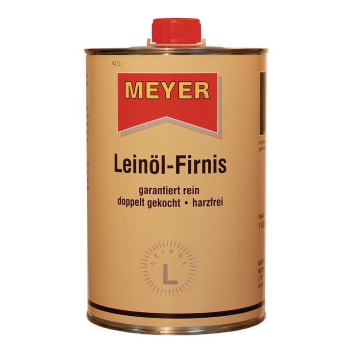 Leinöl-Firnis honigfarben 1l Dose MEYER