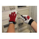Leipold + Döhle Handschuhe mit Ziegennappa Handrücken und Klettverschluss rot-5