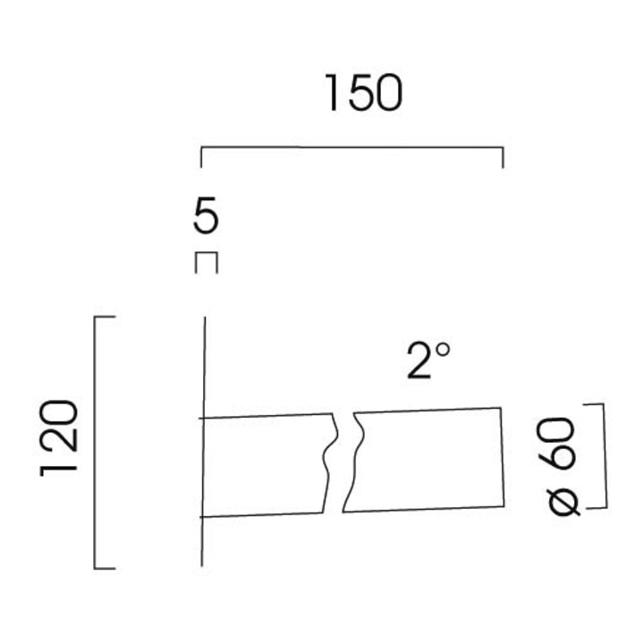 Leipziger Leuchten Bras mural pour ASL 2007 9.982.0015.714