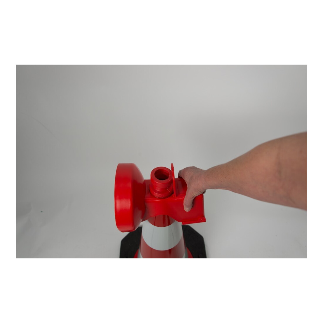 Leitkegel-LED-Leuchte ConeFix gelb eins.gelb HORIZONT