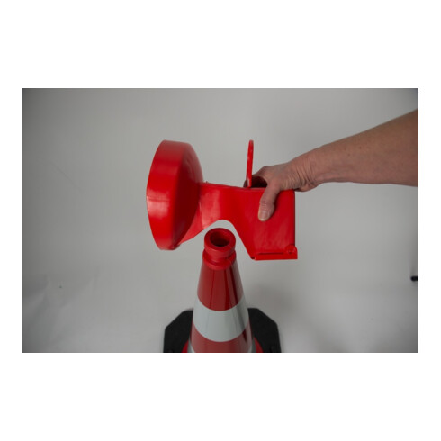 Leitkegel-LED-Leuchte ConeFix gelb eins.gelb HORIZONT