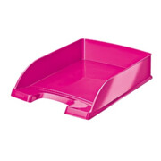 Leitz Briefablage WOW Plus 52263023 DIN A4 stapelbar PS pink metallic