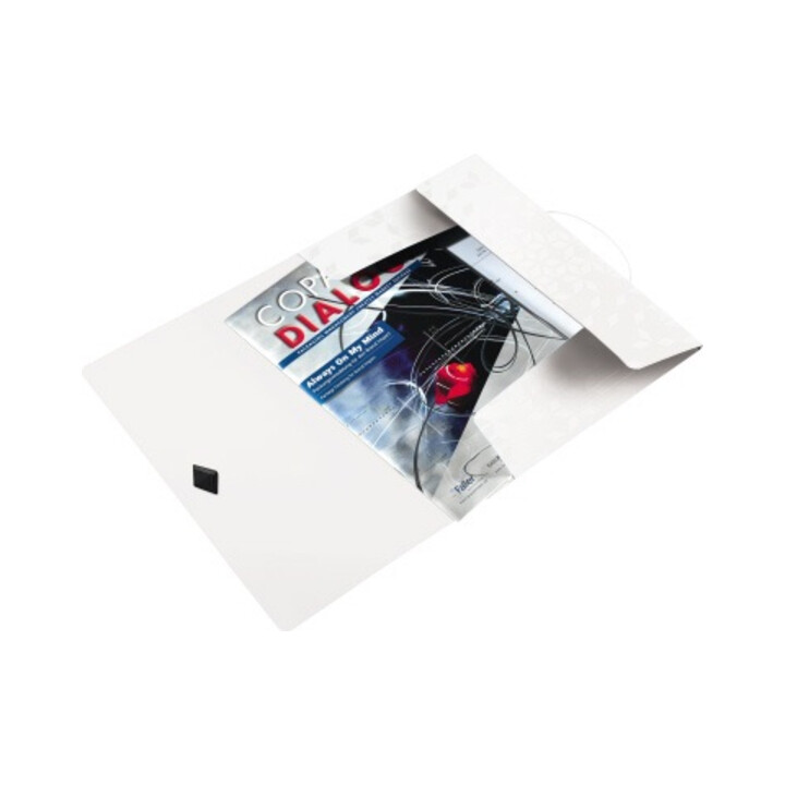 Leitz Eckspanner WOW 45990001 DIN A4 3Klappen PP weiß