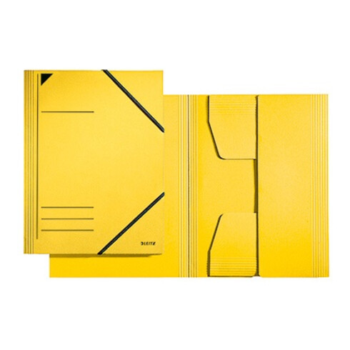 Leitz Eckspannermappe 39810015 DIN A4 Karton gelb