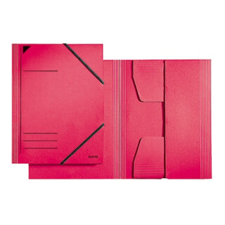 Leitz Eckspannermappe 39810025 DIN A4 Karton rot