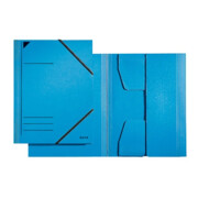 Leitz Eckspannermappe 39810035 DIN A4 Karton blau