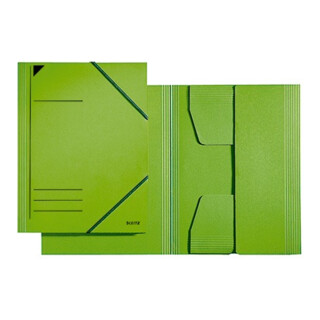 Leitz Eckspannermappe 39810055 DIN A4 Karton grün