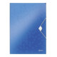 Leitz Eckspannermappe WOW 45990036 DIN A4 3Klappen PP blau