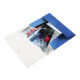 Leitz Eckspannermappe WOW 45990036 DIN A4 3Klappen PP blau