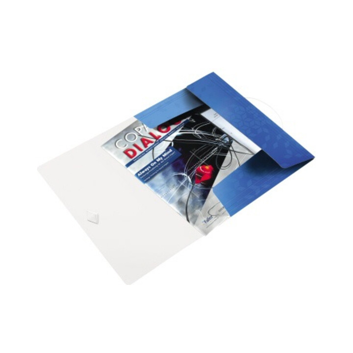 Leitz Eckspannermappe WOW 45990036 DIN A4 3Klappen PP blau