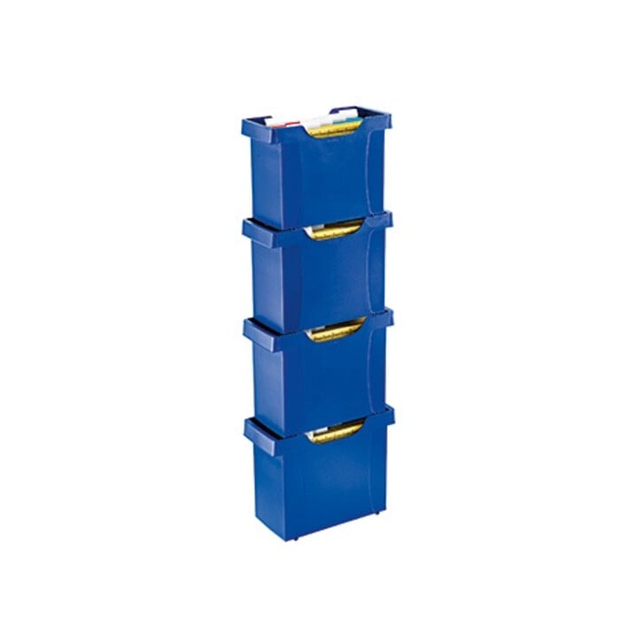 Leitz Hängebox Uni-Box Plus 19080035 Polystyrol blau