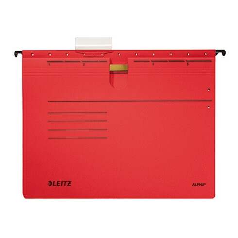 Leitz Hängehefter ALPHA 19840025 DIN A4 kfm. Heftung rot
