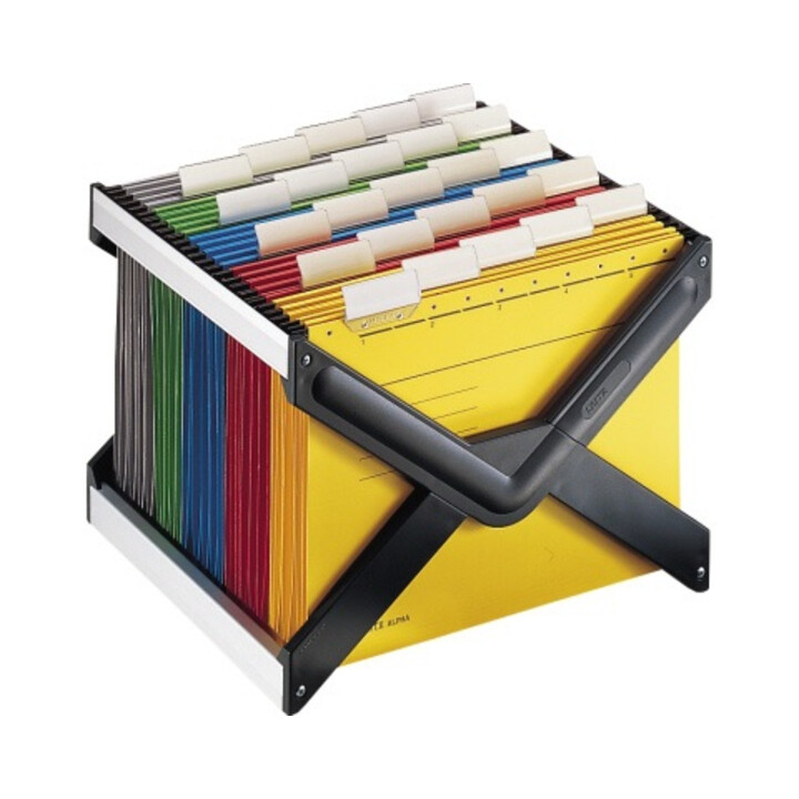 Leitz Hängekorb 19100089 max. 40Mappen PS/Alu dunkelgrau