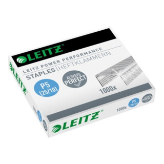 Leitz Heftklammer 55740000 25/10 verzinkt 1.000 St./Pack.