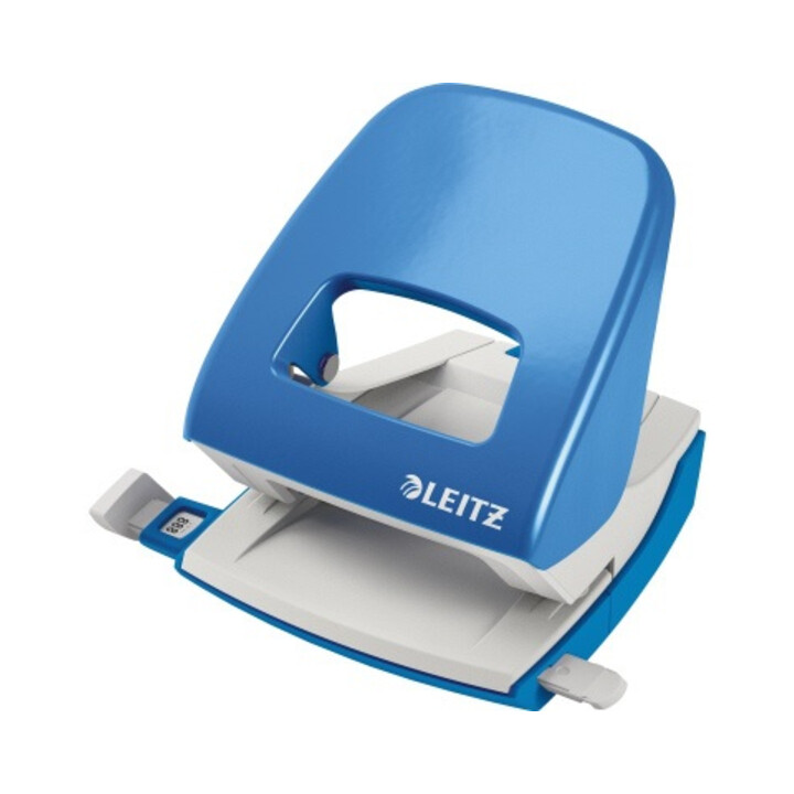 Leitz Locher NeXXt 50080030 max. 30Bl. Metall hellblau