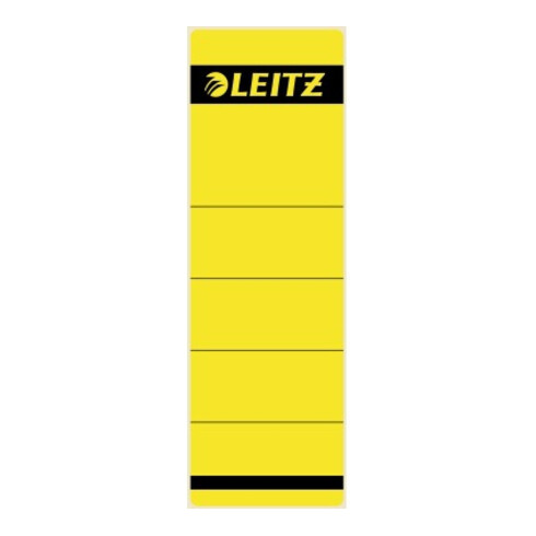 Leitz Ordneretikett 16420015 kurz/breit Papier gelb 10 St./Pack.