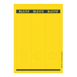 Leitz Ordneretikett 16870015 lang/breit Papier gelb 75 St./Pack.