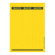 Leitz Ordneretikett 16870015 lang/breit Papier gelb 75 St./Pack.-1
