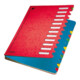 Leitz Ordnungsmappe Deskorganizer Color 59120025 12Fächer rot-1