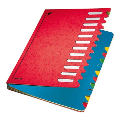Leitz Ordnungsmappe Deskorganizer Color 59120025 12Fächer rot