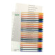 Leitz Register 12960000 A4 PP-Folie PC-beschriftbar 1-20 tr-1