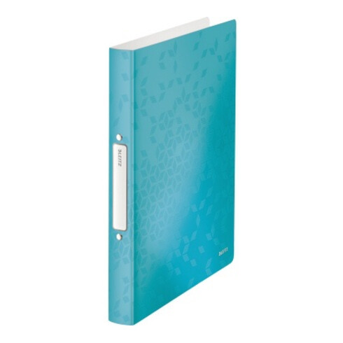 Leitz Ringbuch WOW 42570051 DIN A4 2Ringe 32mm eisblau