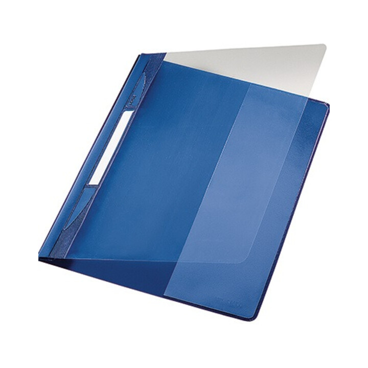 Leitz Schnellhefter 41940035 DIN A4 Falz PVC blau