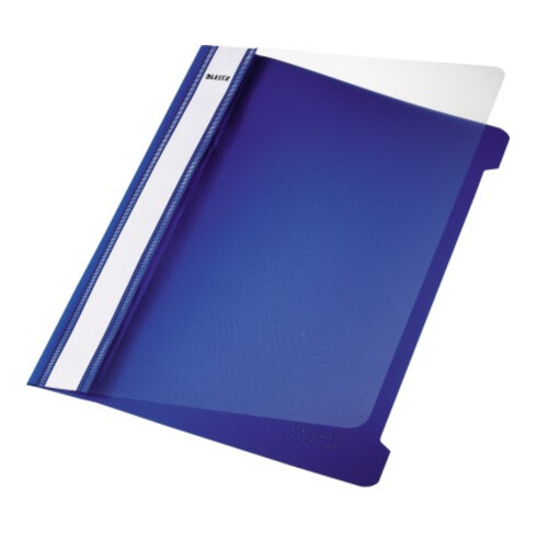 Leitz Schnellhefter 41970035 DIN A5 120Blatt PVC blau