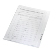 Leitz Sichthülle Premium 41050000 DIN A5 0,15mm PVC transparent-1
