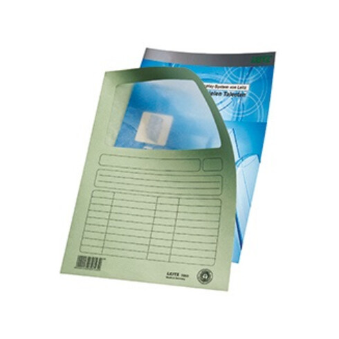 Leitz Sichtmappe 39500025 DIN A4 oben/rechts offen Karton rot