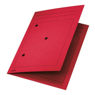 Leitz Umlaufmappe 39980025 DIN A4 3Sichtlöcher Karton rot