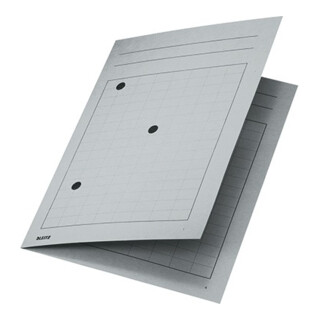 Leitz Umlaufmappe 39980085 DIN A4 3Sichtlöcher Karton grau